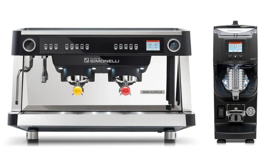 Кофемашина Nuova Simonelli Nuova Aurelia MP 2Gr Black NSNAMP2B фото