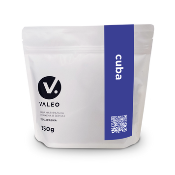 Кофе зерновой Valeo &laquo;Cuba&raquo; (SPECIALITY COFFEE) (100% арабика), 0,25 кг C100A025SC фото