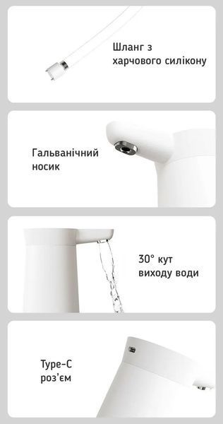 Автоматическая помпа для воды Sothing Water Pump Wireless Белая (DSHJ-S-2004) DSHJ-S-2004W фото