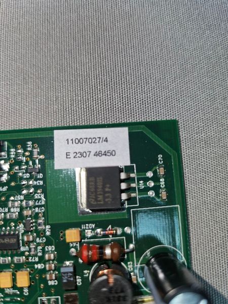 Плата ЦПУ CPU кавоварки Saeco Primea 11007027, 11007027/4, E 2307 46450, REV.02, V.00.08.15, A30F57B4  11007027 фото