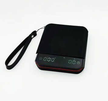Ваги баристи з таймером (для пуровера) для кави Coffee Scale Premium Mini 1103 фото