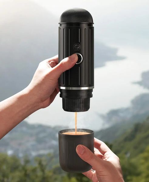 Портативная кофеварка iCafilas Travel Espresso Maker ME2218 Черная (ME2218B) ME2218B фото