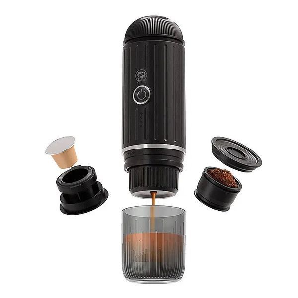 Портативная кофеварка iCafilas Travel Espresso Maker ME2218 Черная (ME2218B) ME2218B фото