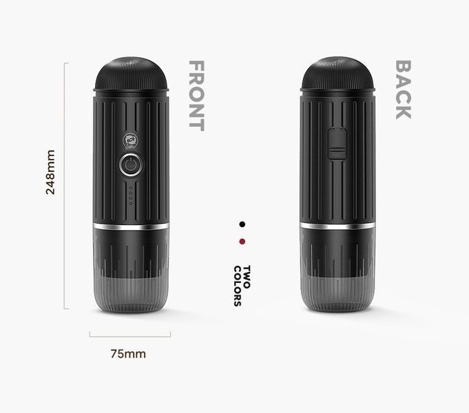 Портативная кофеварка iCafilas Travel Espresso Maker ME2218 Черная (ME2218B) ME2218B фото