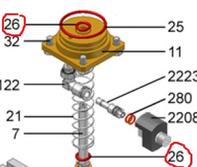 Кільце ущільнююче Franke 9,19*2,62 1T310422 фото